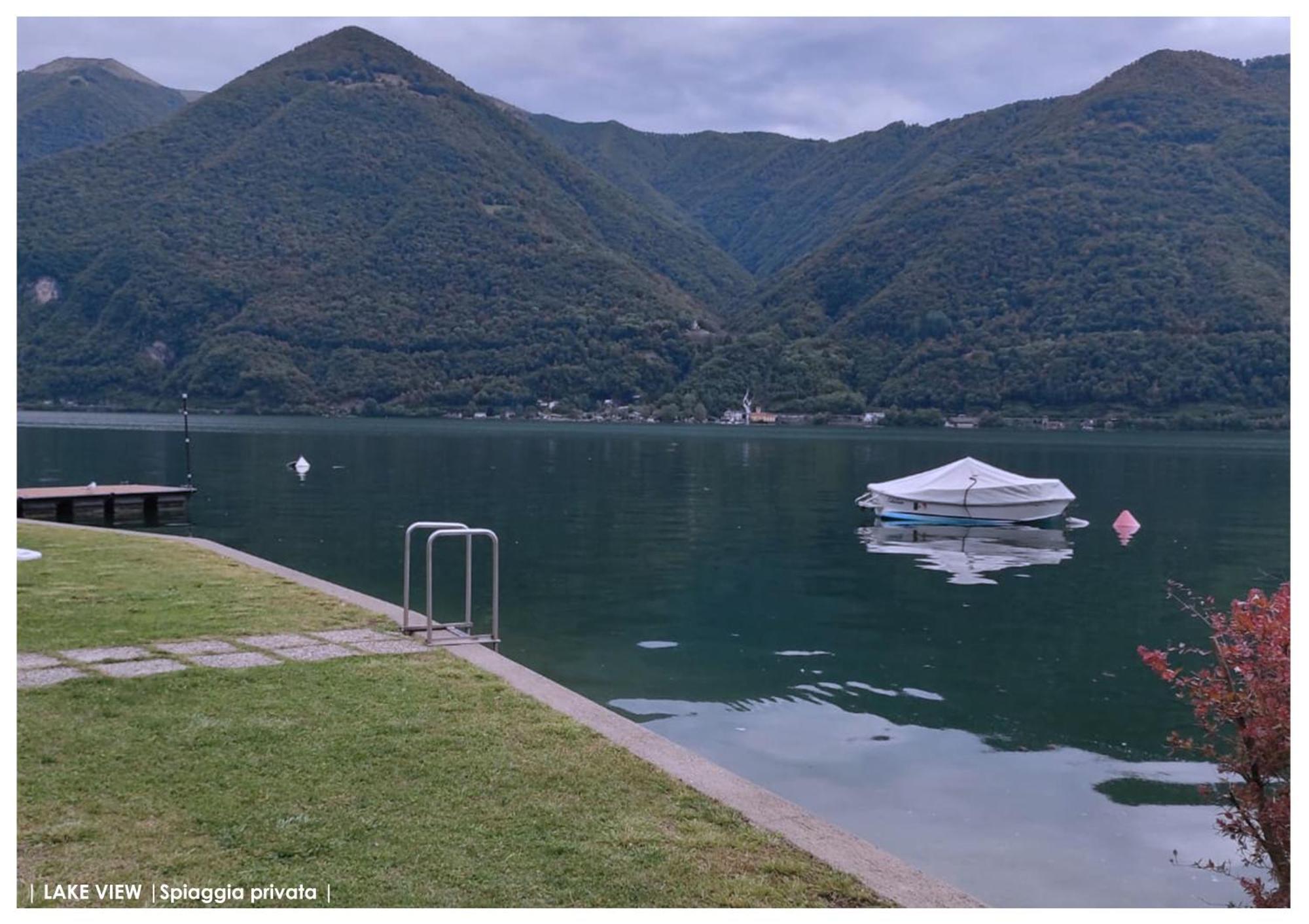Lfsuite Luganolake Terrazza Spiaggia Privata Parking Wi-Fi Netflix Порлецца Экстерьер фото